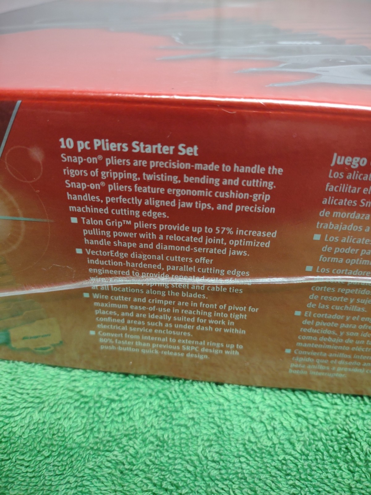 New!!! Snap-on PL1000STARTO 10pc Pliers Starters Set Needle Nose Cutters Crimper