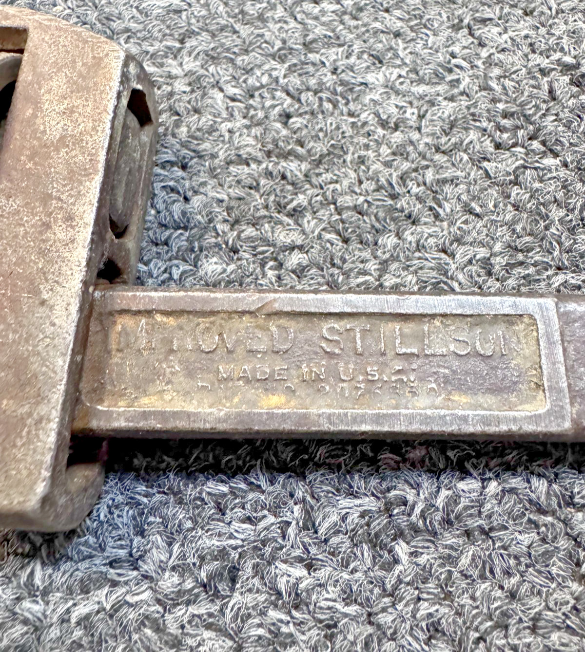 Record stillsons Pipe wrench 300 Stillson Wrench 14in. STEEL FORGED, USA.VINTAGE