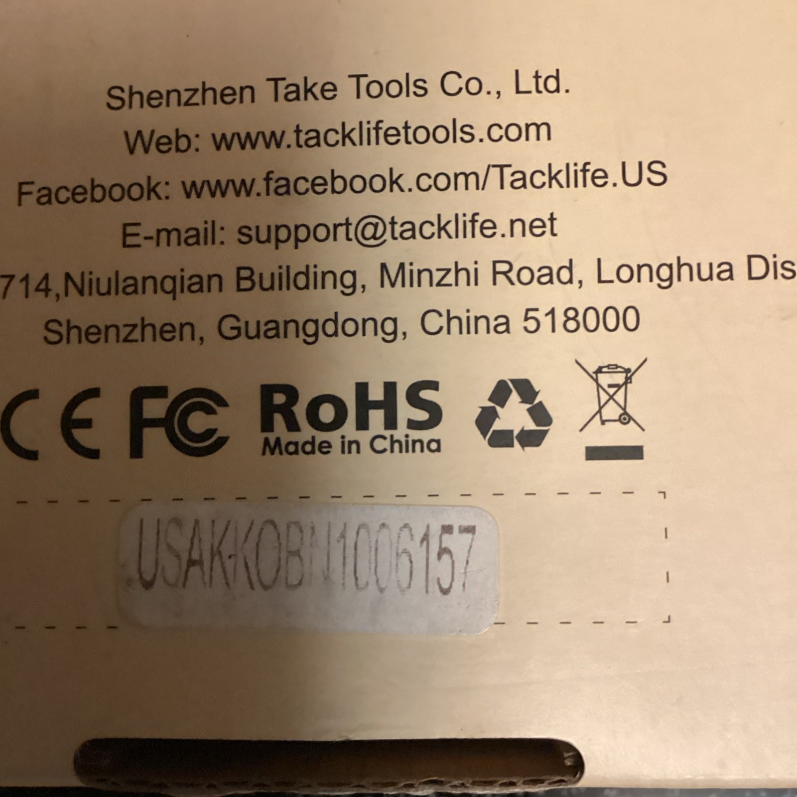 Tacklife DM01 Digital Multimeter True RMS Auto-Ranging CAT III 6000 Counts