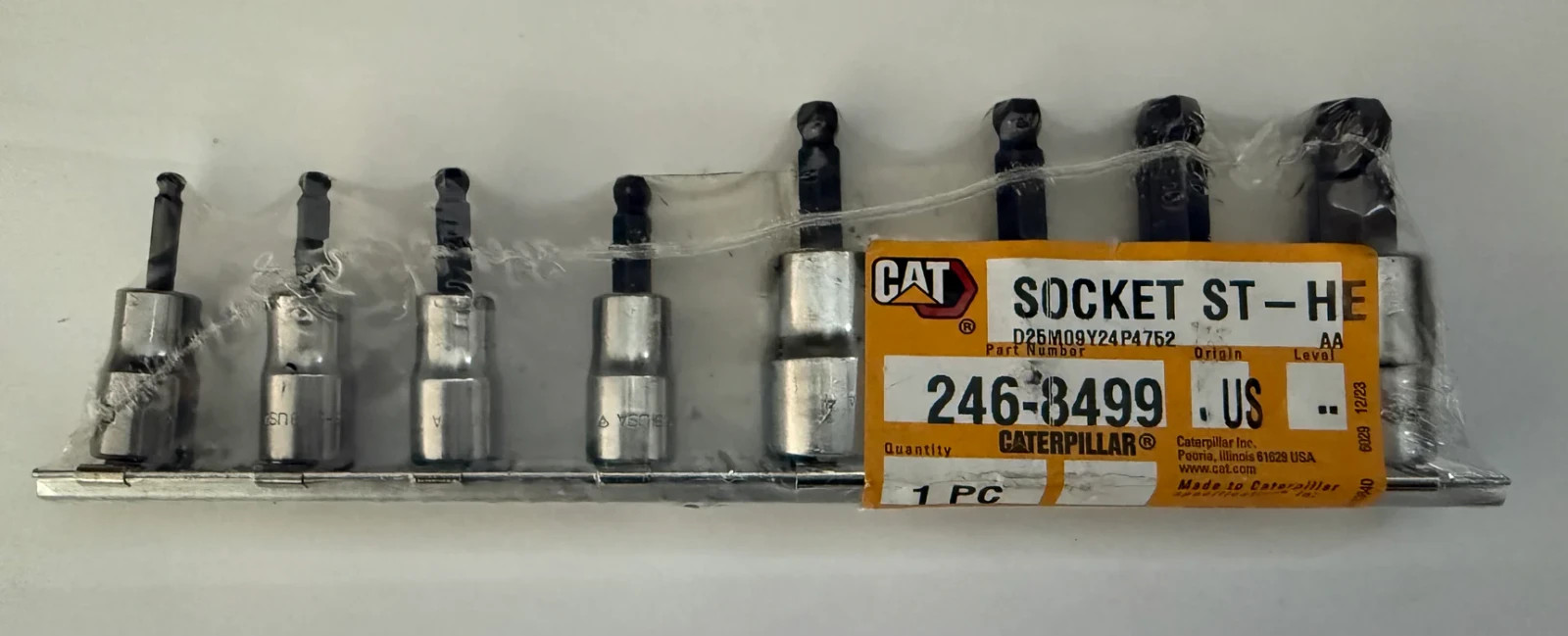 CAT /Snap-On Tool 246-8499 8-Piece Hex Ball End Driver Socket Set