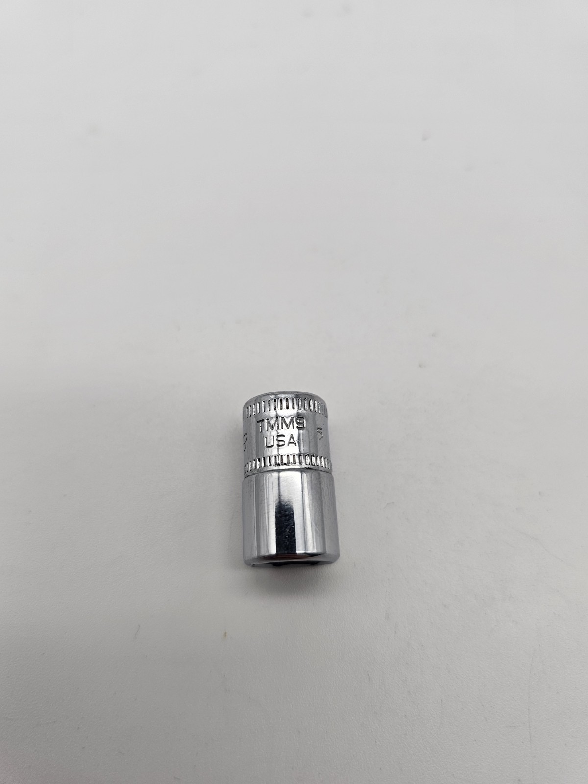 Snap-on Tools 1/4″ Dr. 9mm METRIC 6pt Shallow Chrome Socket TMM9 USA