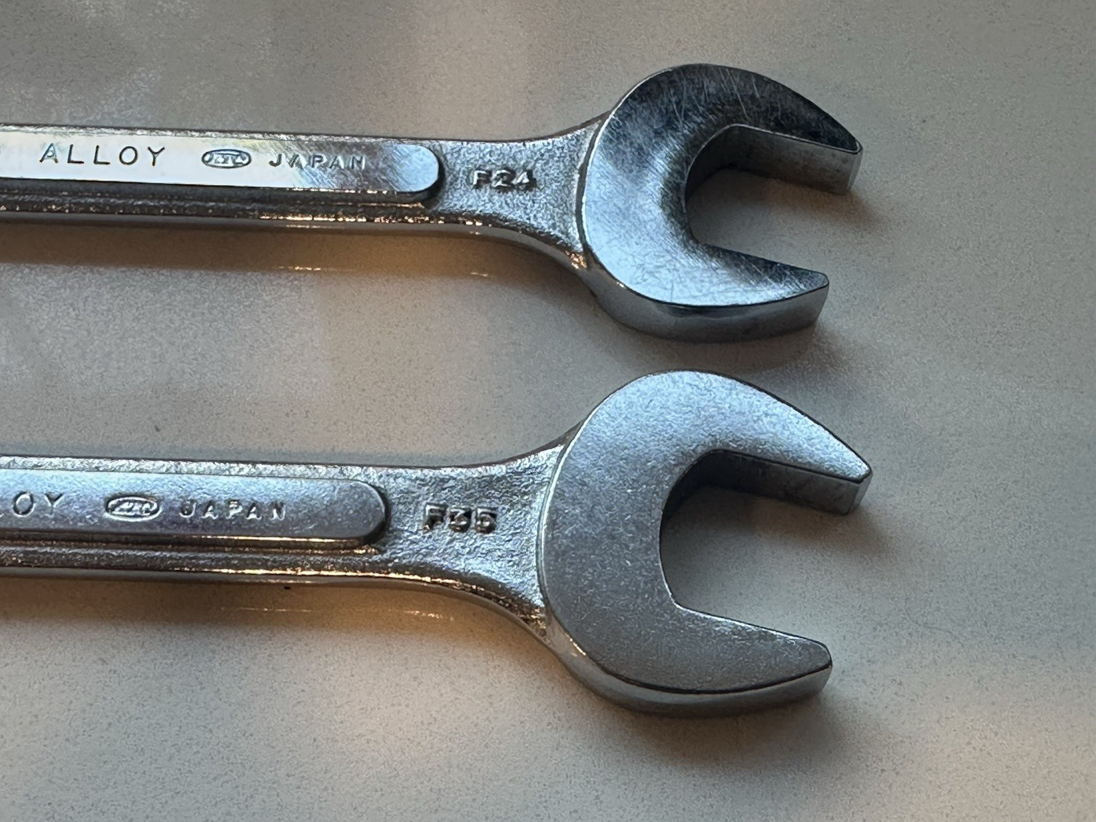 VTG Fuller 13 & 15mm 12 & 14mm Double Open End Wrenches – F24 & F35 Japan