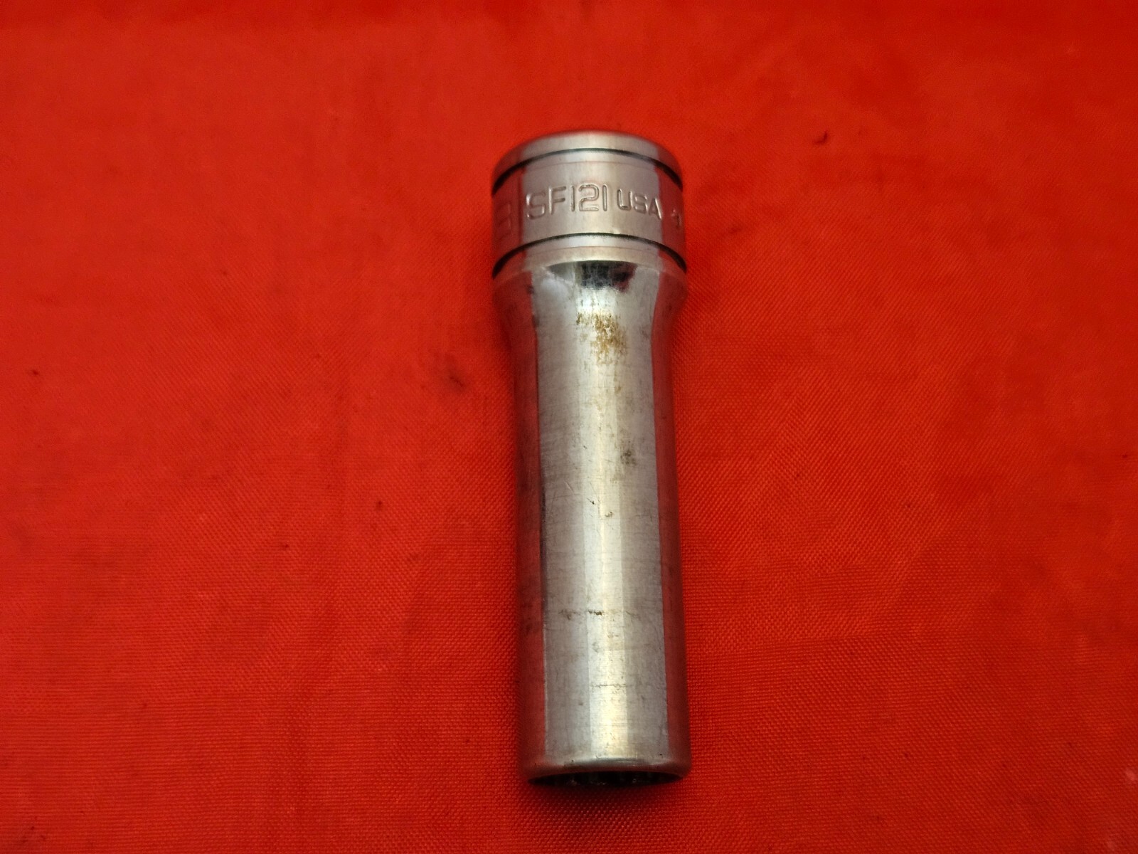 Snap-on New Logo SF121 3/8″ Drive 3/8″ 12 Point Deep Socket USA SAE L12