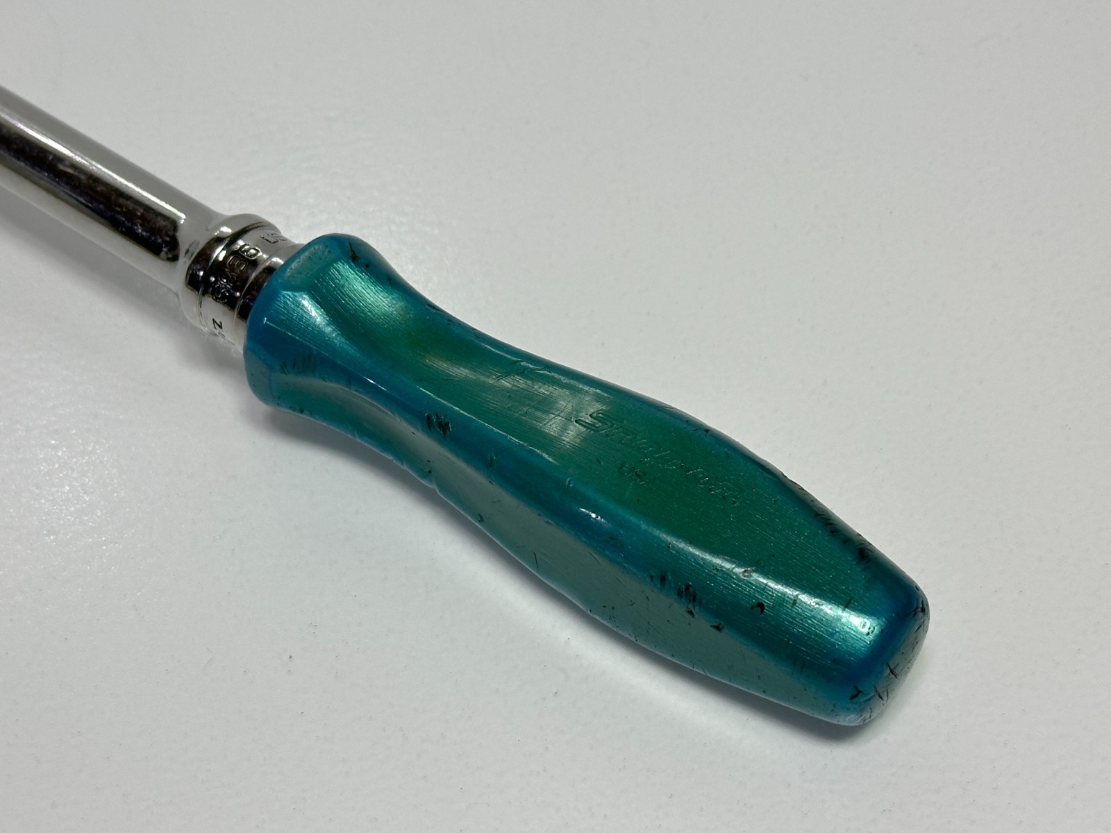🇺🇸 Snap-on Tools USA S836 1/2″ Drive Pearl Blue Hard Handle Ratchet