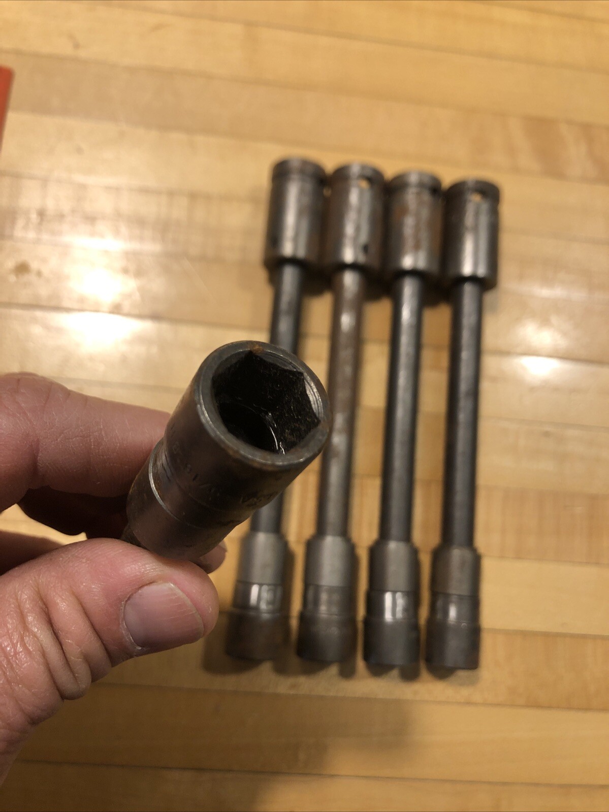 1 USED Dayton Apex 9/16″ Extension Swivel Short Socket 1/2″ Drive 6 Pt (5 Avail)