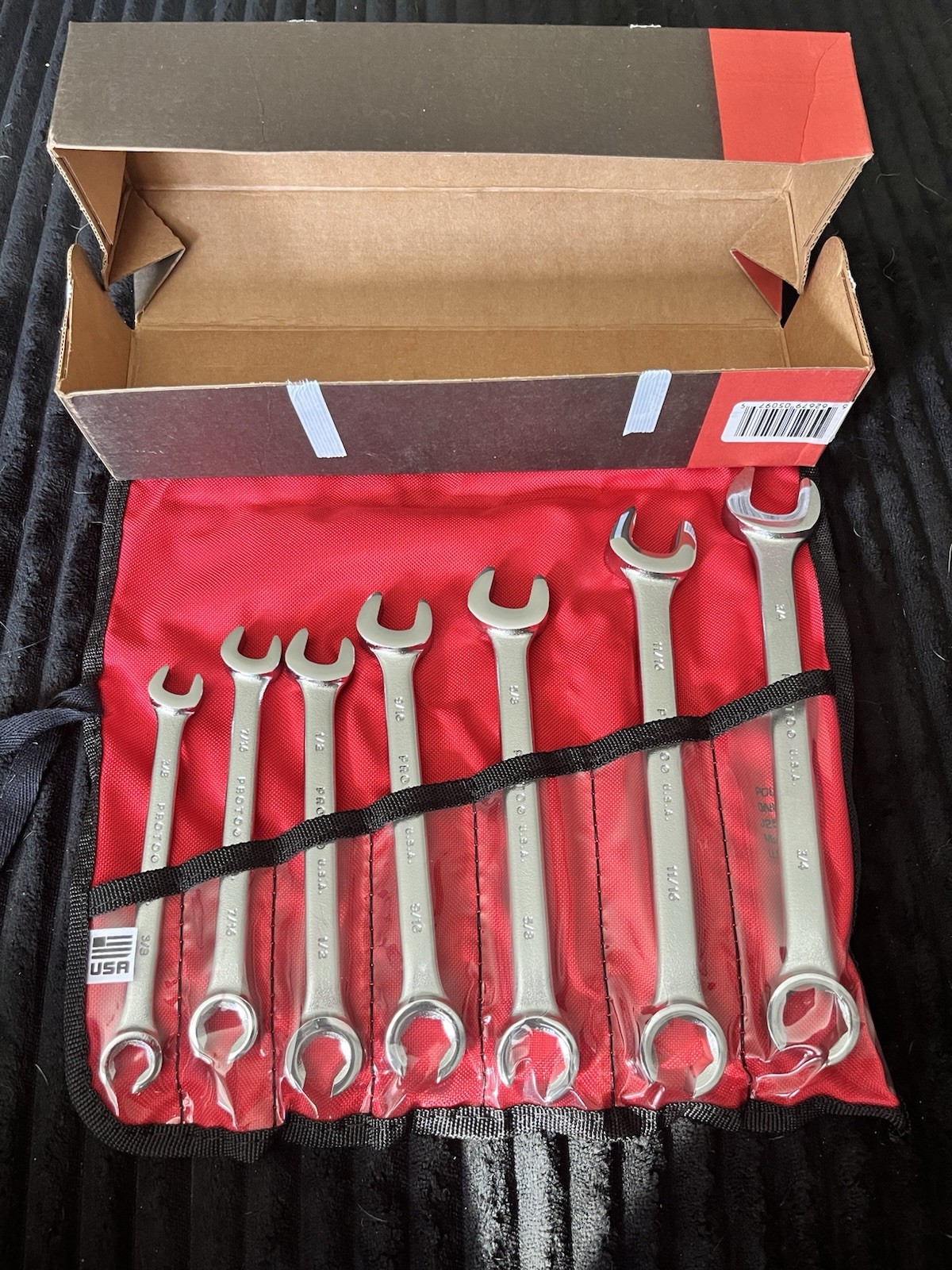 6-Point Flare Nut Combination Wrench Set (7 Pc.) Proto Tools