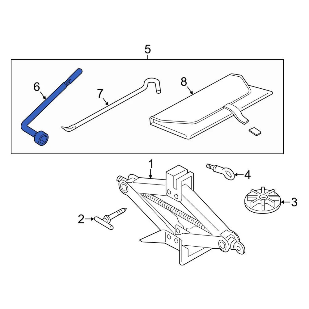 Mazda LD4769671 Wheel Lug Wrench