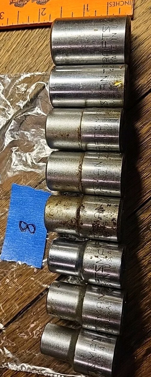 Craftsman Sockets -EE- 1/2″ Drive 12 Pt.-10mm,11mm,12mm,13mm,14mm,15mm,16mm,17mm