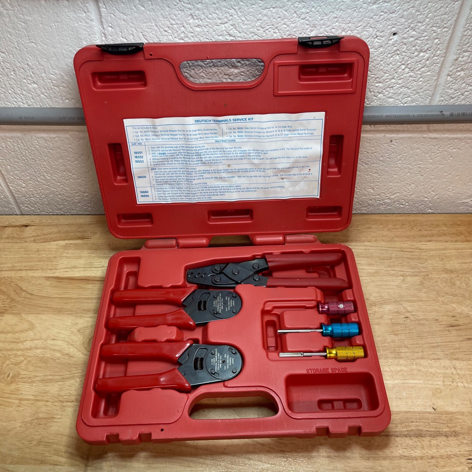 Tool Aid S&G (18650) Deutsch Terminal Service Kit READ