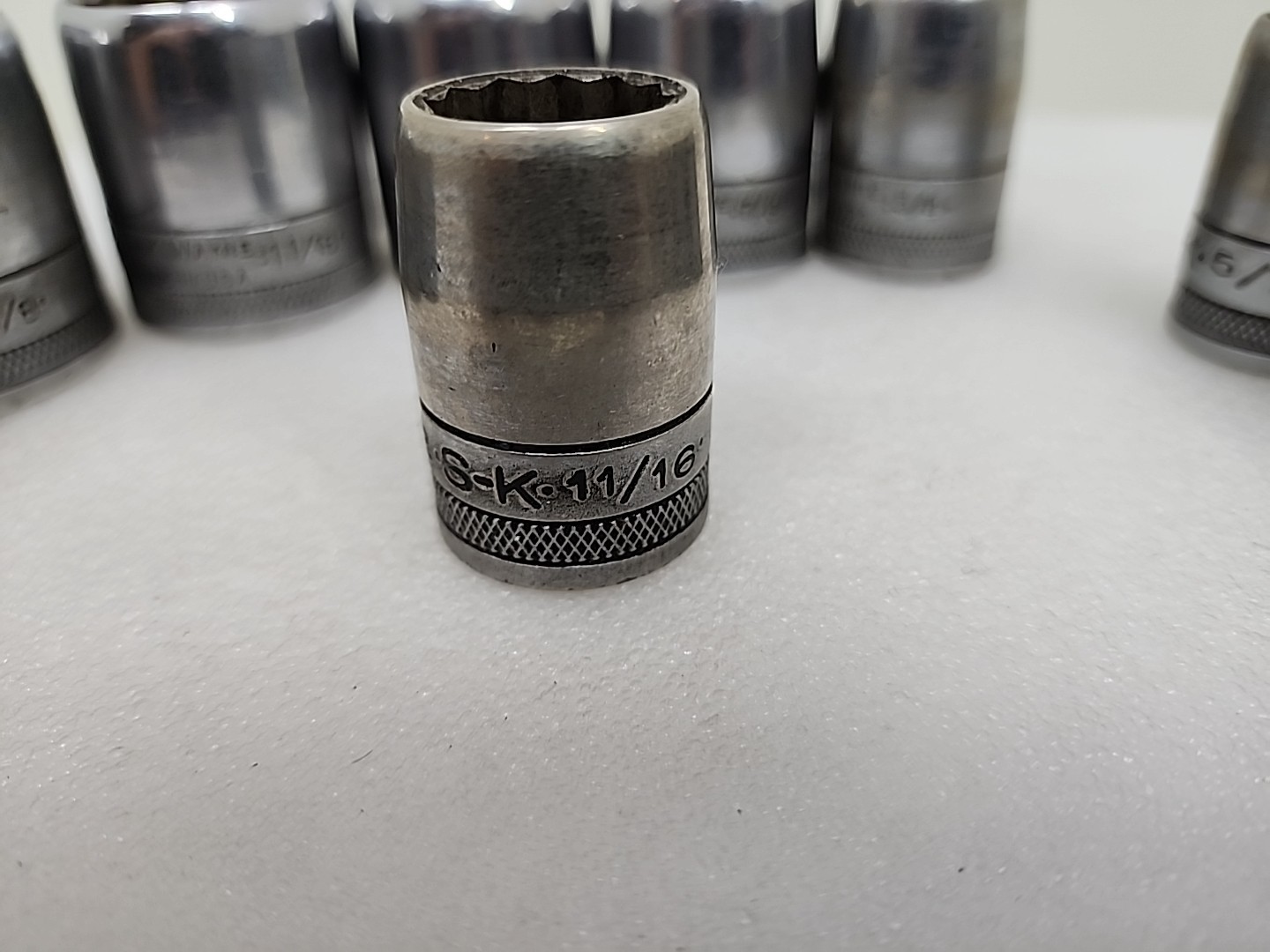 VTG SK Tools SK Wayne 1/2” Drive SAE 12Pc Socket Set 7/16” To 1 1/4” USA