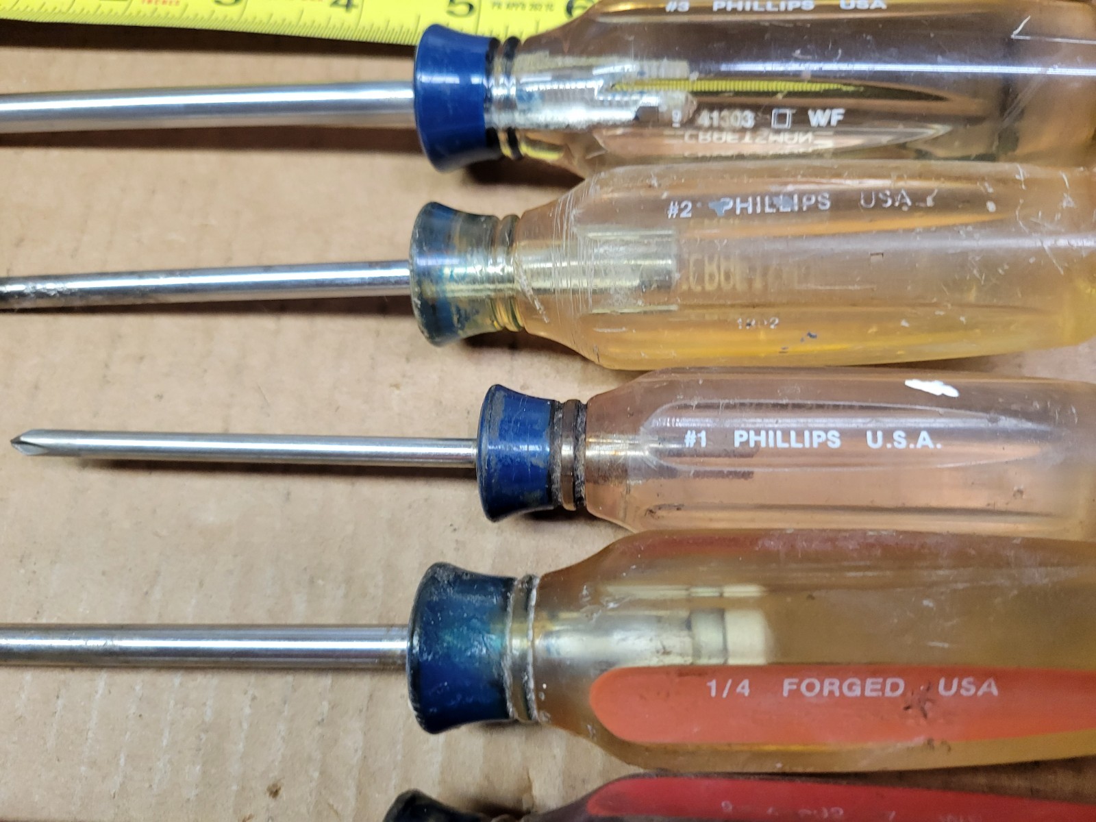 Craftsman Professional 7-Piece Clear Handle Screwdriver Set / Lot