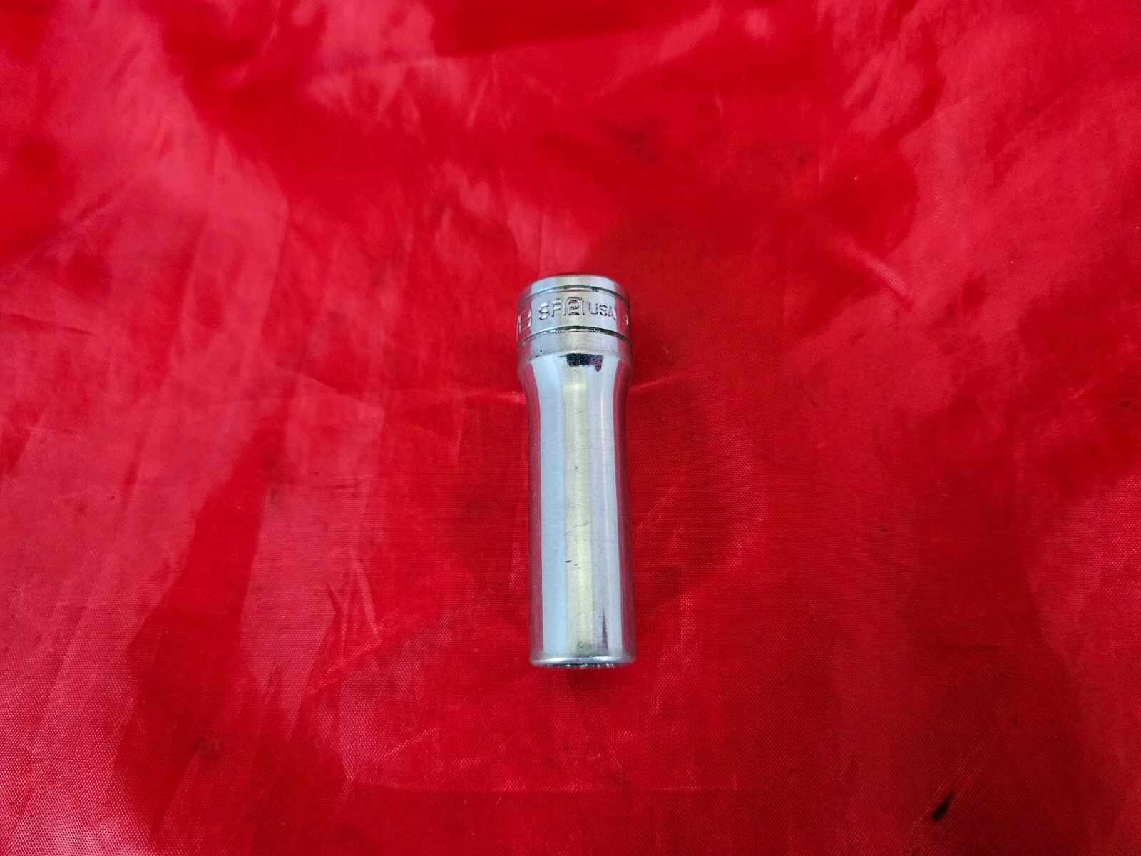 Snap-on New Logo SF121 3/8″ Drive 3/8″ 12 Point Deep Socket USA SAE C5