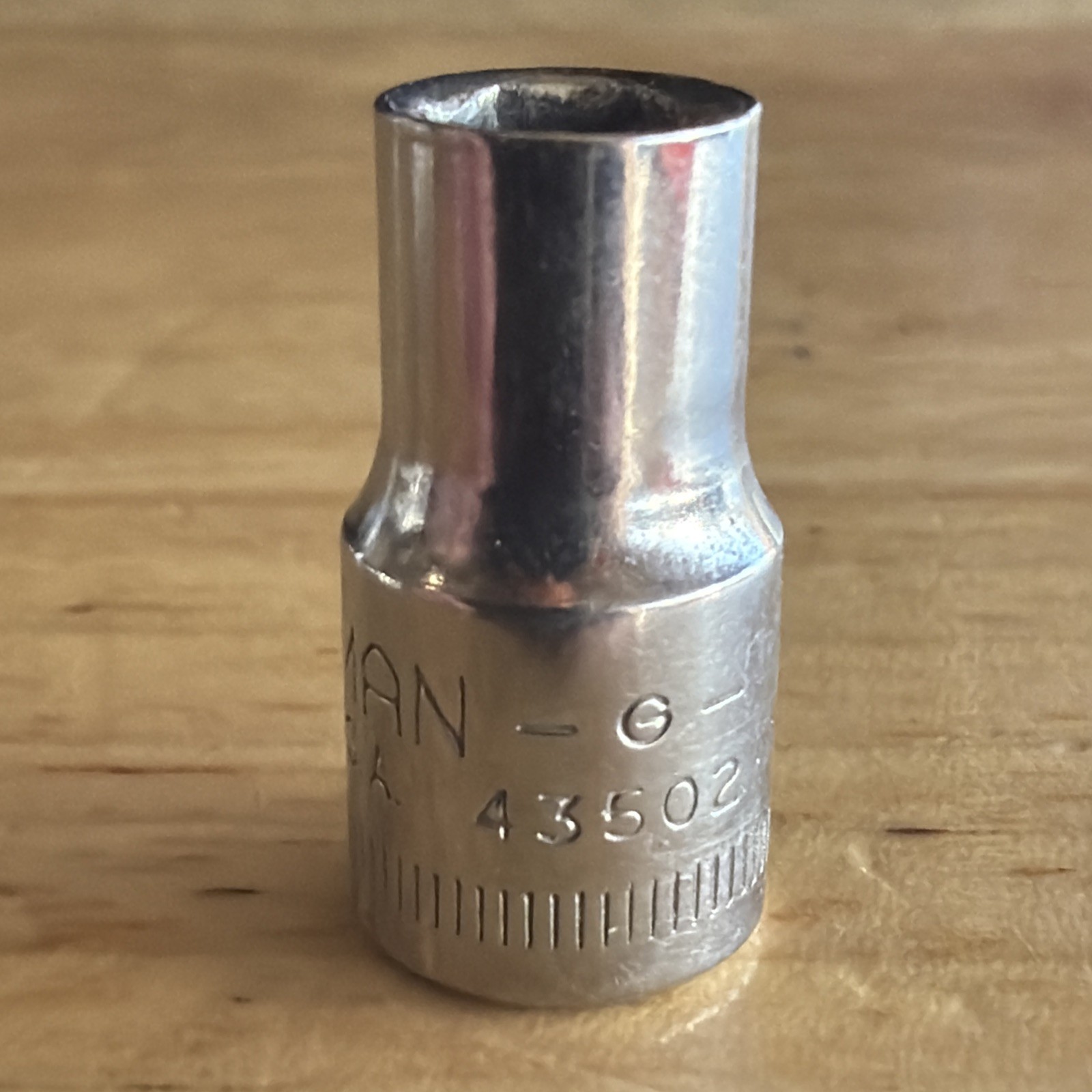 Craftsman 6mm Shallow Socket 1/4″ Drive 6 Point G Series 43502 Made in USA