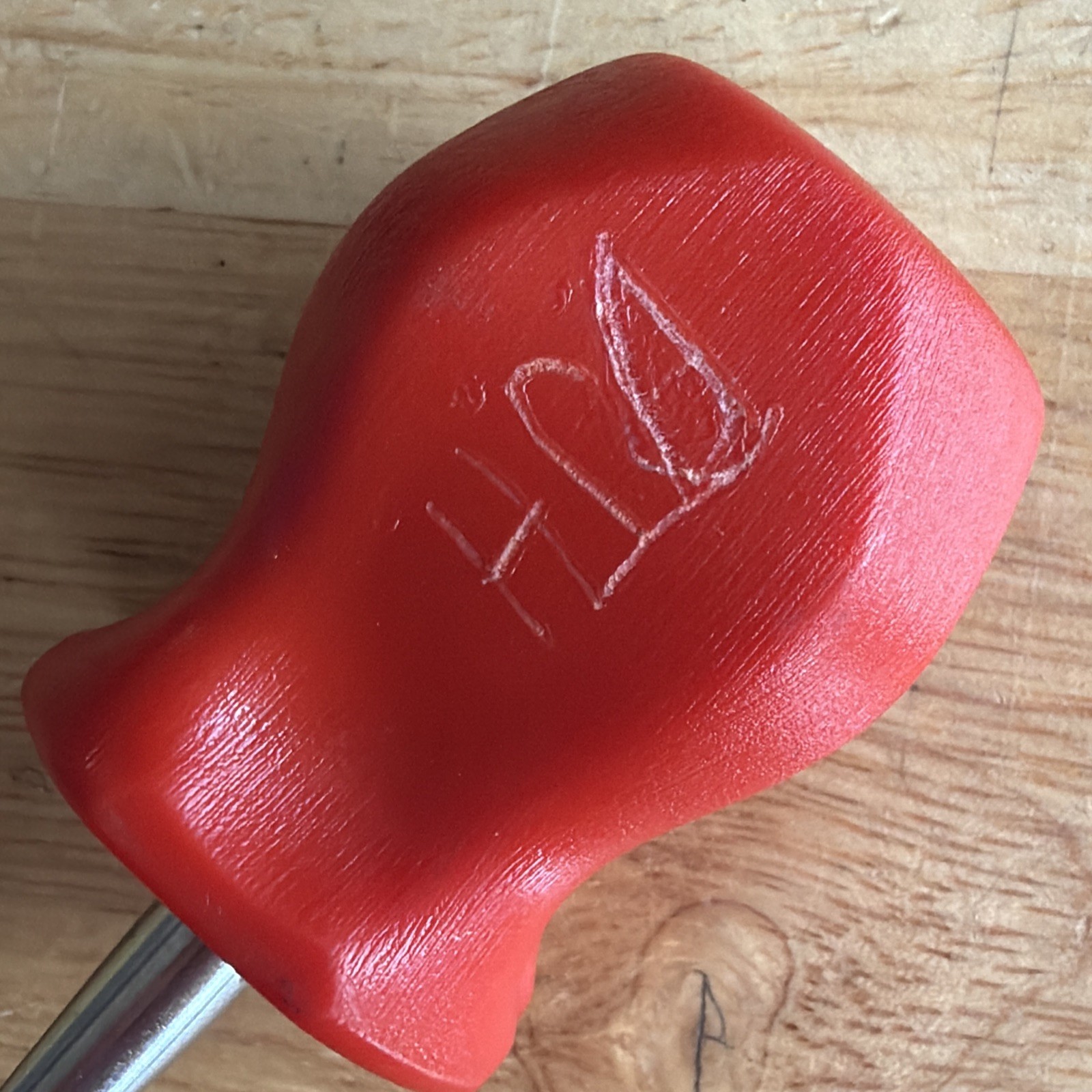 Snap On Tools 1/4″ Flat Slotted Stubby Short Screwdriver Red SDD1 USA READ!