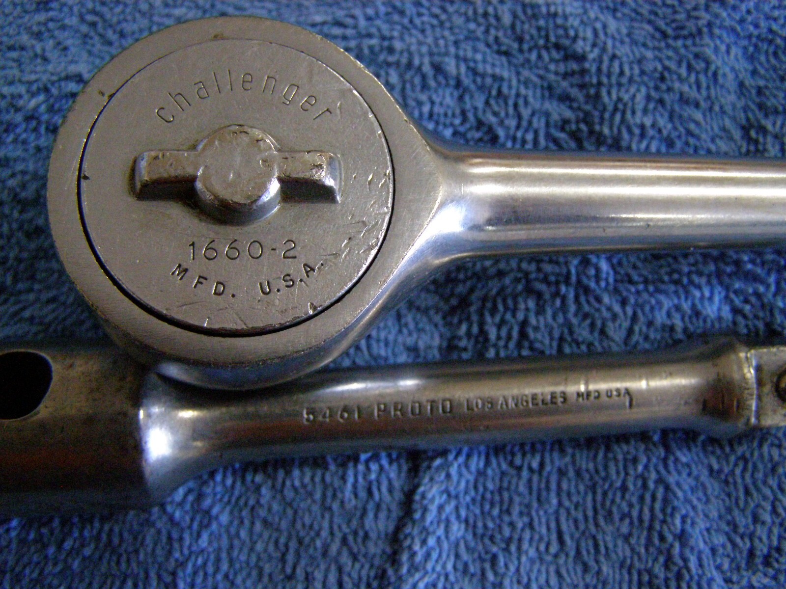 Challenger/Proto 1/2″ Drive 1660-2 Ratchet & 5″ 5461 extension Made in USA