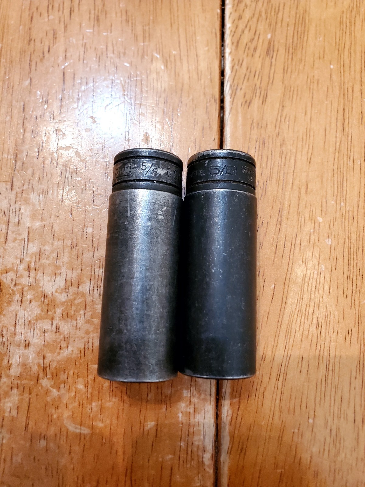 Snap On 3/8″ Drive 5/8″ 6&12PT Deep Industrial Finish Non Impact Sockets Worn