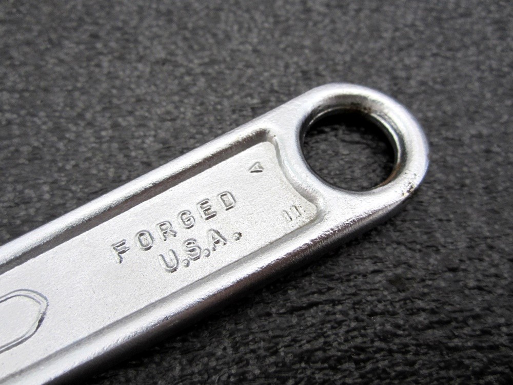 Vintage Ridgid 8″ Adjustable Wrench No. 708 Made in USA
