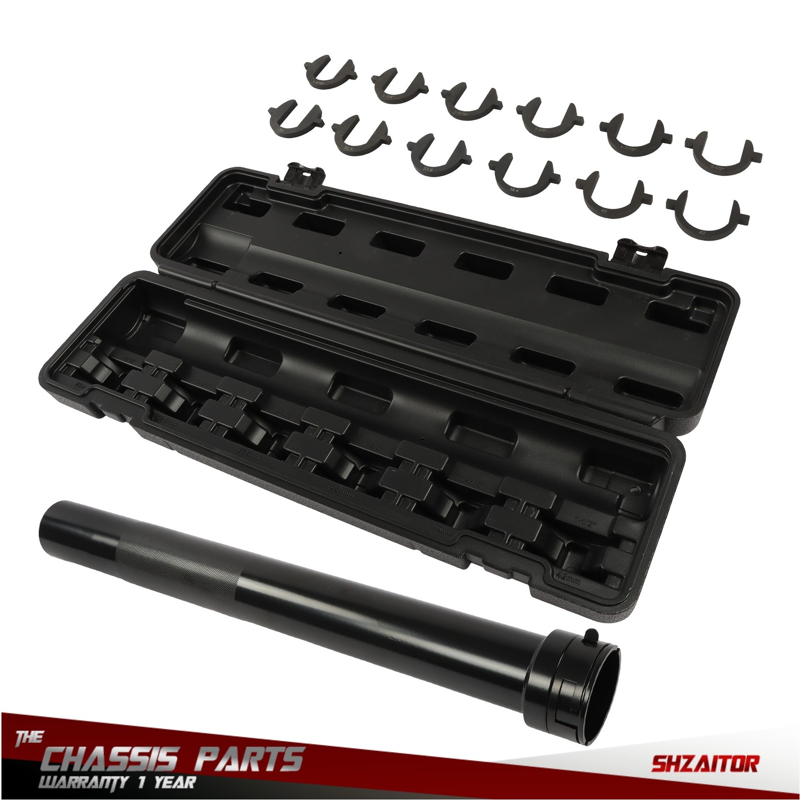 13pc Inner Tie Rod Removal Installation Tool Set with 12 SAE Metric Adaptors New