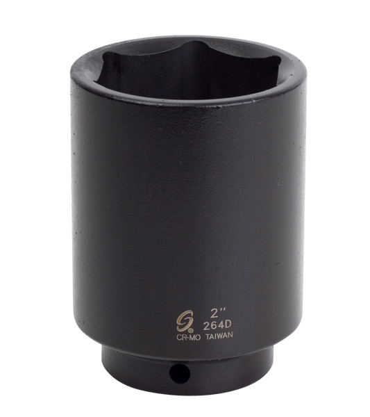 Sunex 264D 2″ – 6 Point 1/2″ Drive Deep Impact Socket Standard Tools 6pt SAE NEW