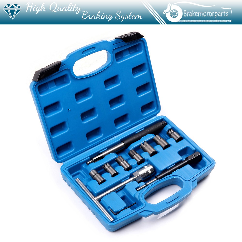 Diesel Injector Seat Cleaner Tool Diesel Injector Seat Cutter Set Auto 10pcs Set