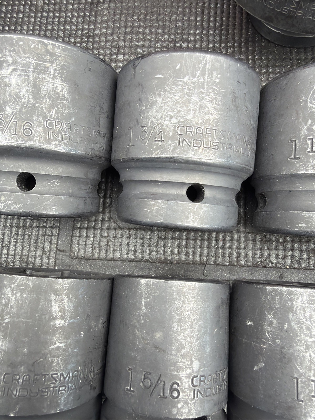 Rare Sears Craftsman Industrial 13pc Impact Socket Catalog Set 1”Drive 31215 Nos