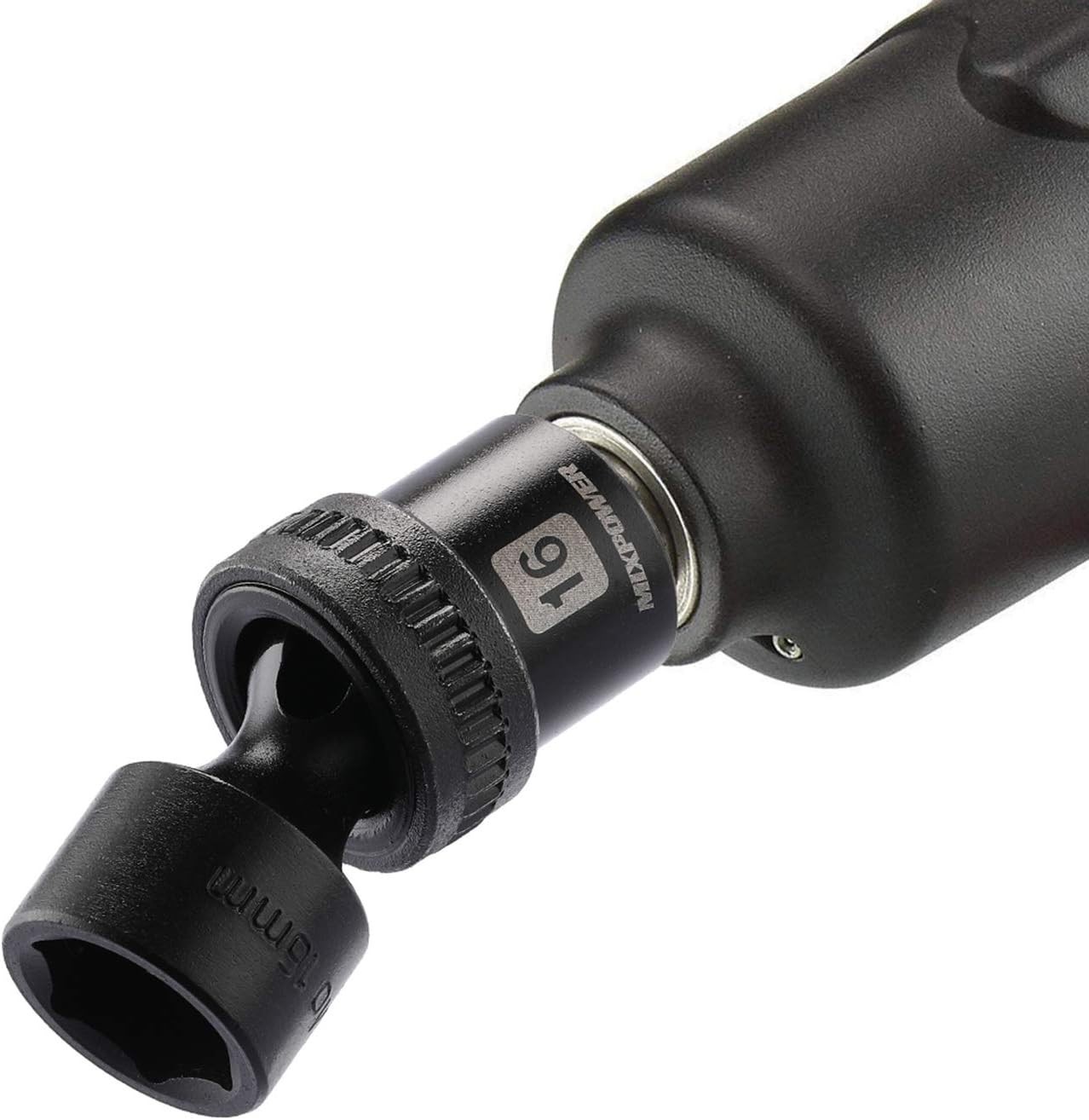 Universal 3/8″ Drive Shallow Impact Socket Set – 10 Pieces with Wobble Design