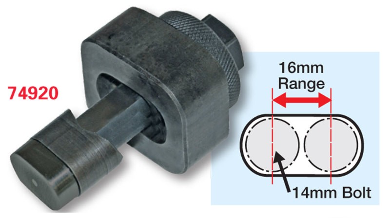 SPC Performance 14x16mm Slot Punch Tool for Jeep Wrangler 2011-2013