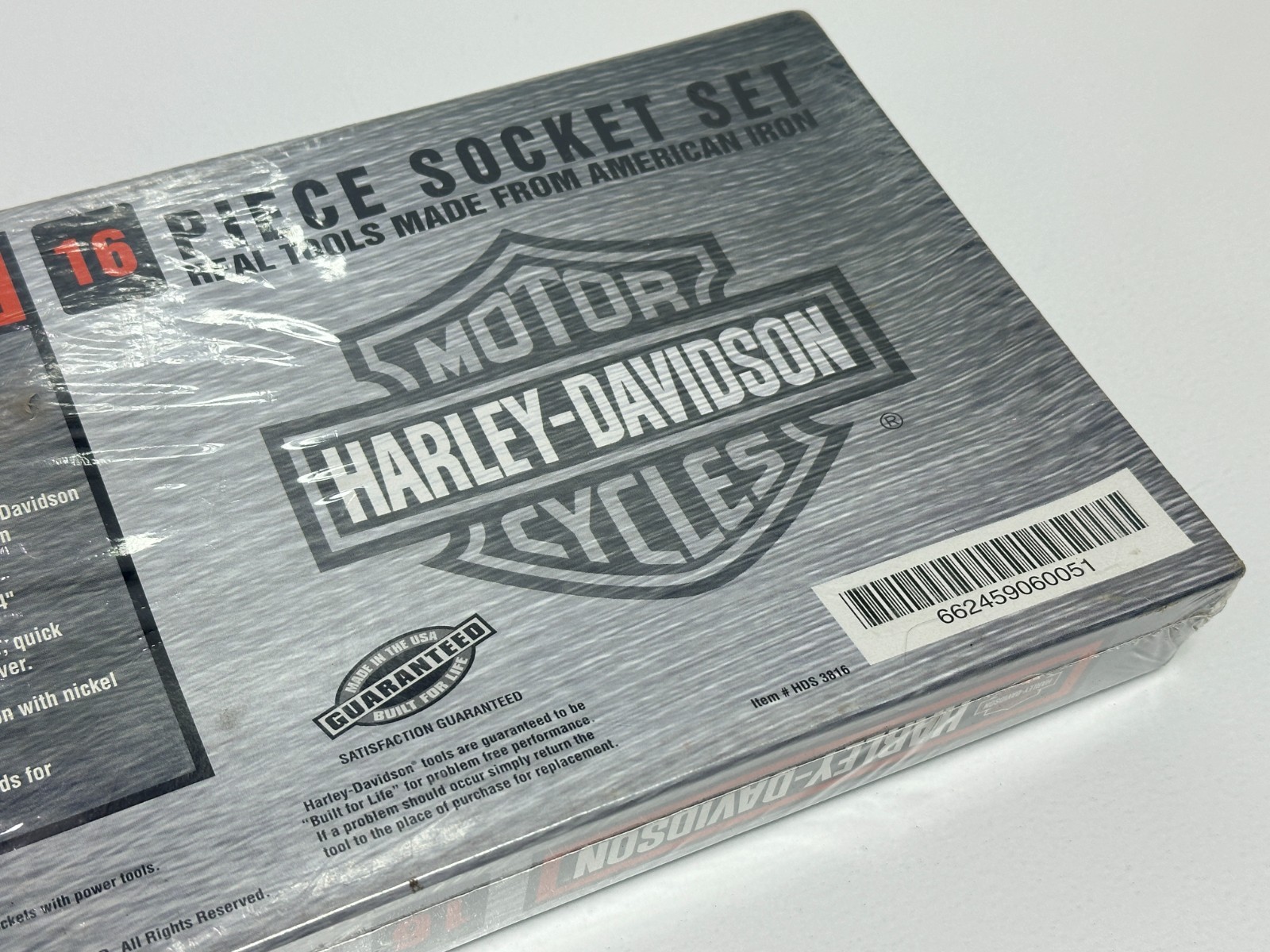 🇺🇸 Harley Davidson HD USA HDS3816 American Iron 16-Piece Socket Ratchet Set