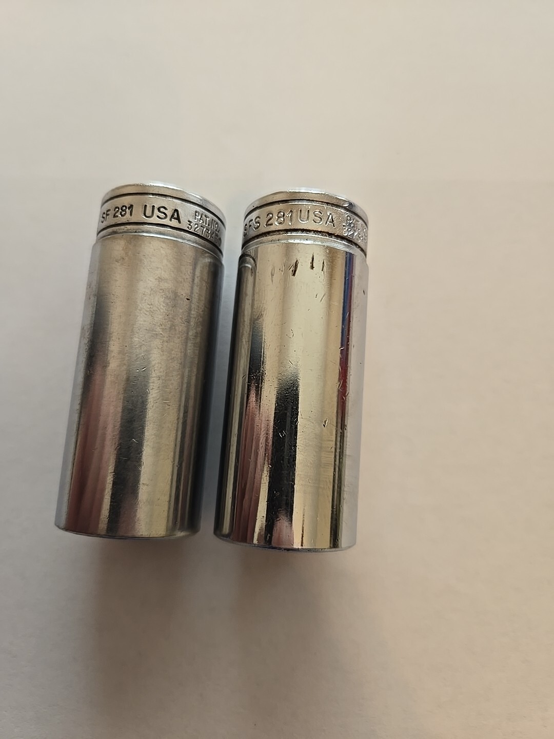 Snap On 3/8″ Drive 7/8″ 6&12PT Chrome Deep Sockets Lot Of 2