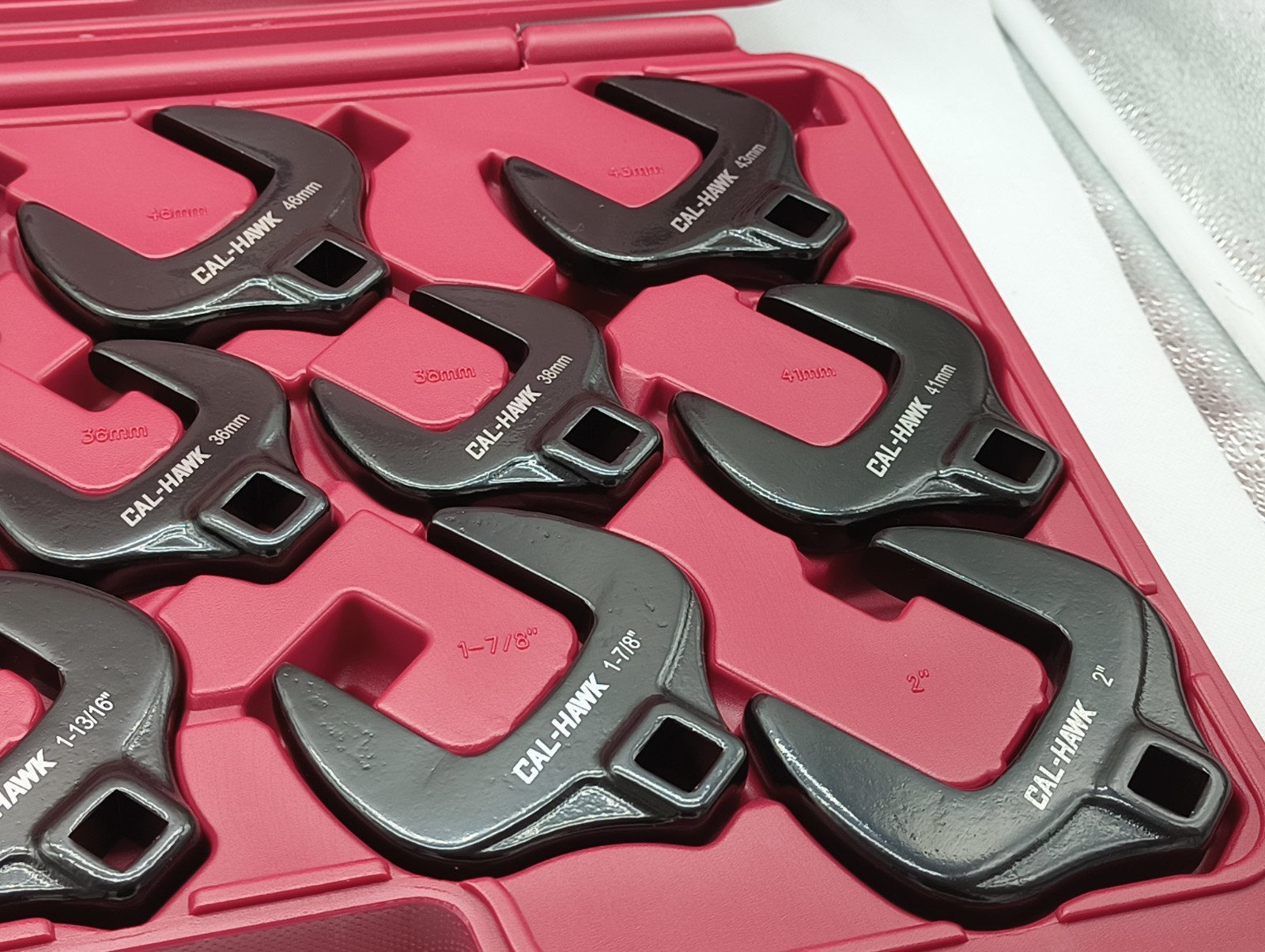 13PC 1/2» DR Chrome Molybdenum CR-MO Jumbo CROWFOOT WRENCH SET SAE METRIC