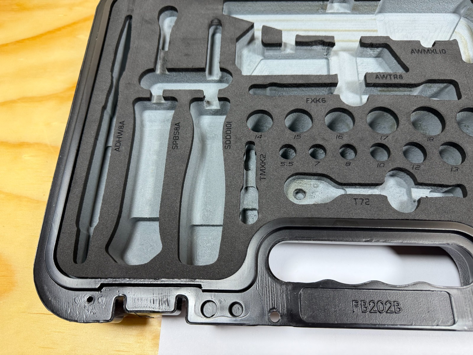 Snap-on Tools 43pc Road Side General Service Set CASE & FOAM ONLY 243RDGSSFDT