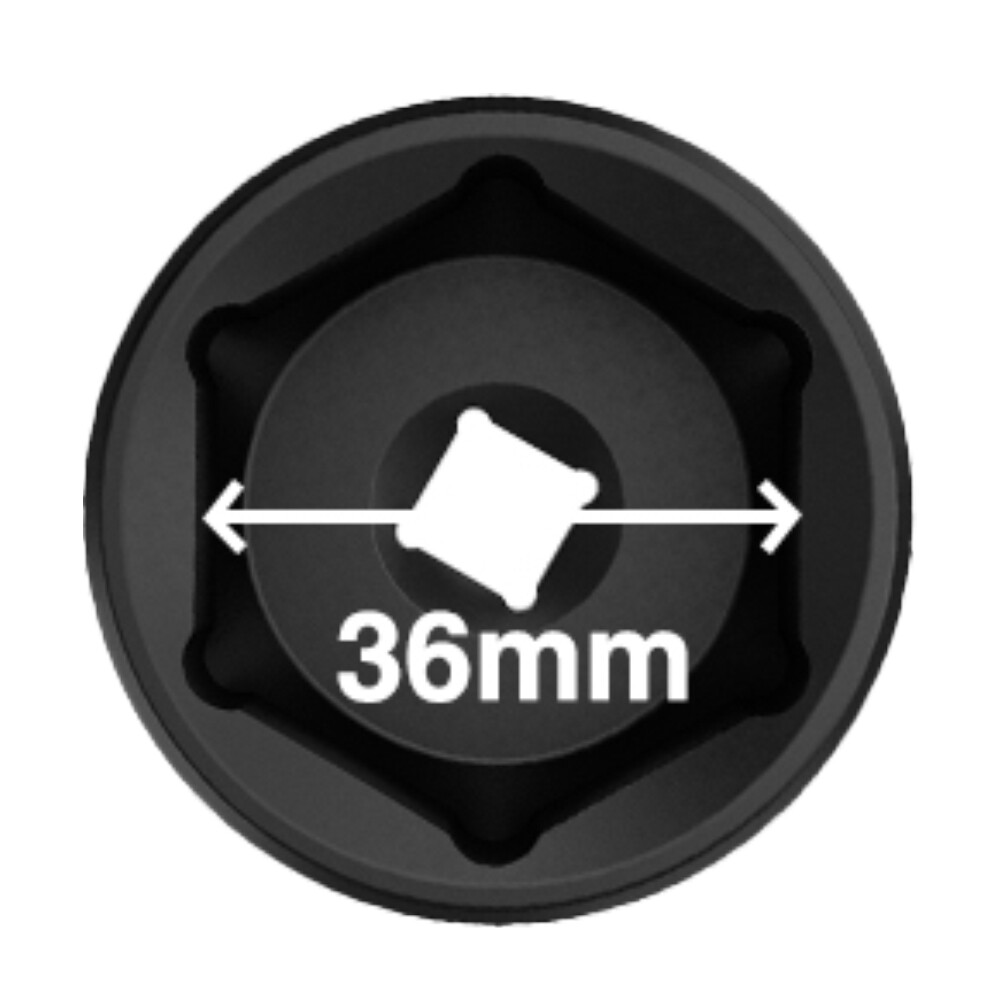 WORKPRO 36 mm Oil Filter Removal Tool Oil Filter Socket Wrench Oil Filter Wrench