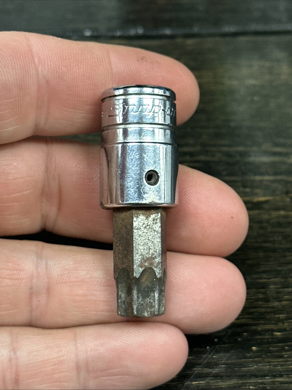Snap-on Tool USA 3/8″ Drive T55 FTX55 Torx Chrome Bit Socket Driver