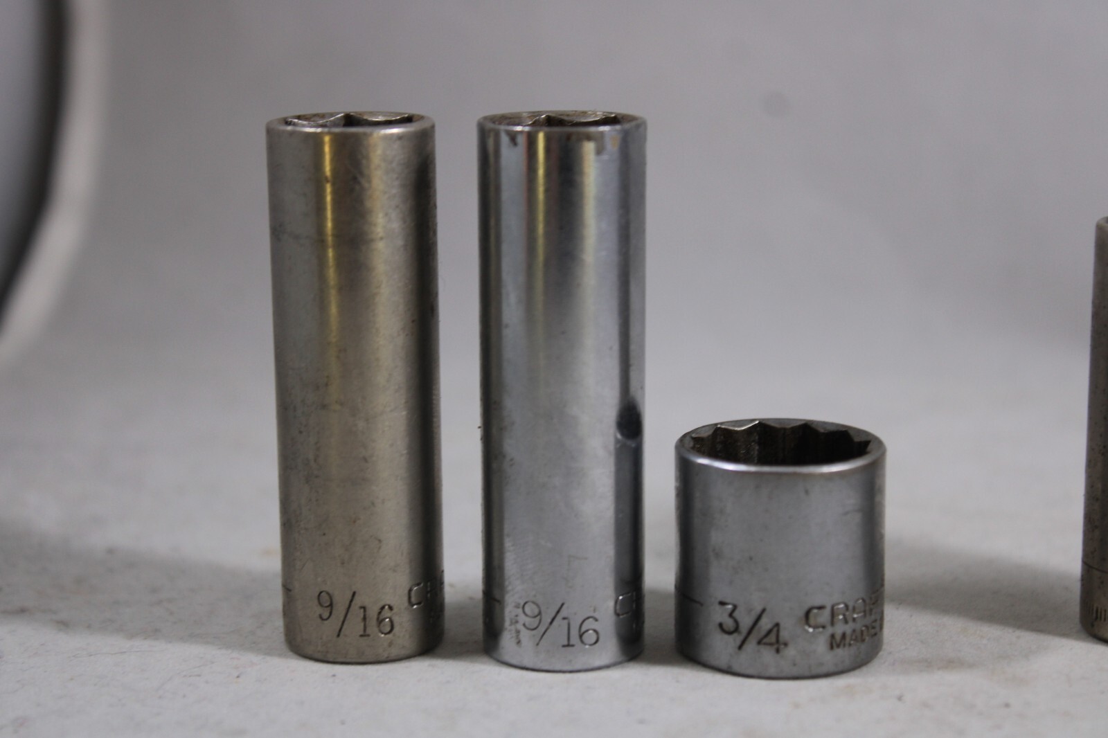 CRAFTSMAN Lot 9/16 3/4 – 6 & 12 PT – 11mm 12mm 13mm 14 mm 15mm 17mm