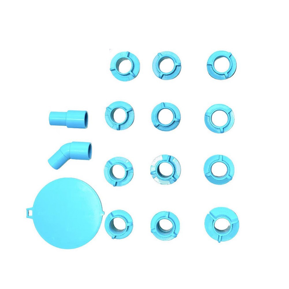 15PCS Oil Funnel Set with 14 Sizes Adapters for Engine Oil Filling and Draining