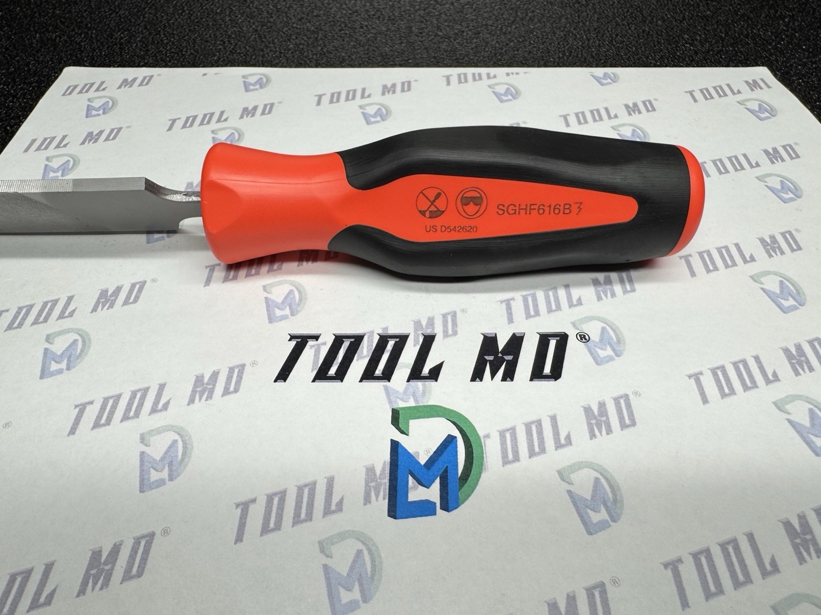 Snap-on Tools NEW ORANGE Soft Grip Flat 10” Length Blade Mill File SGHF616B 10MA