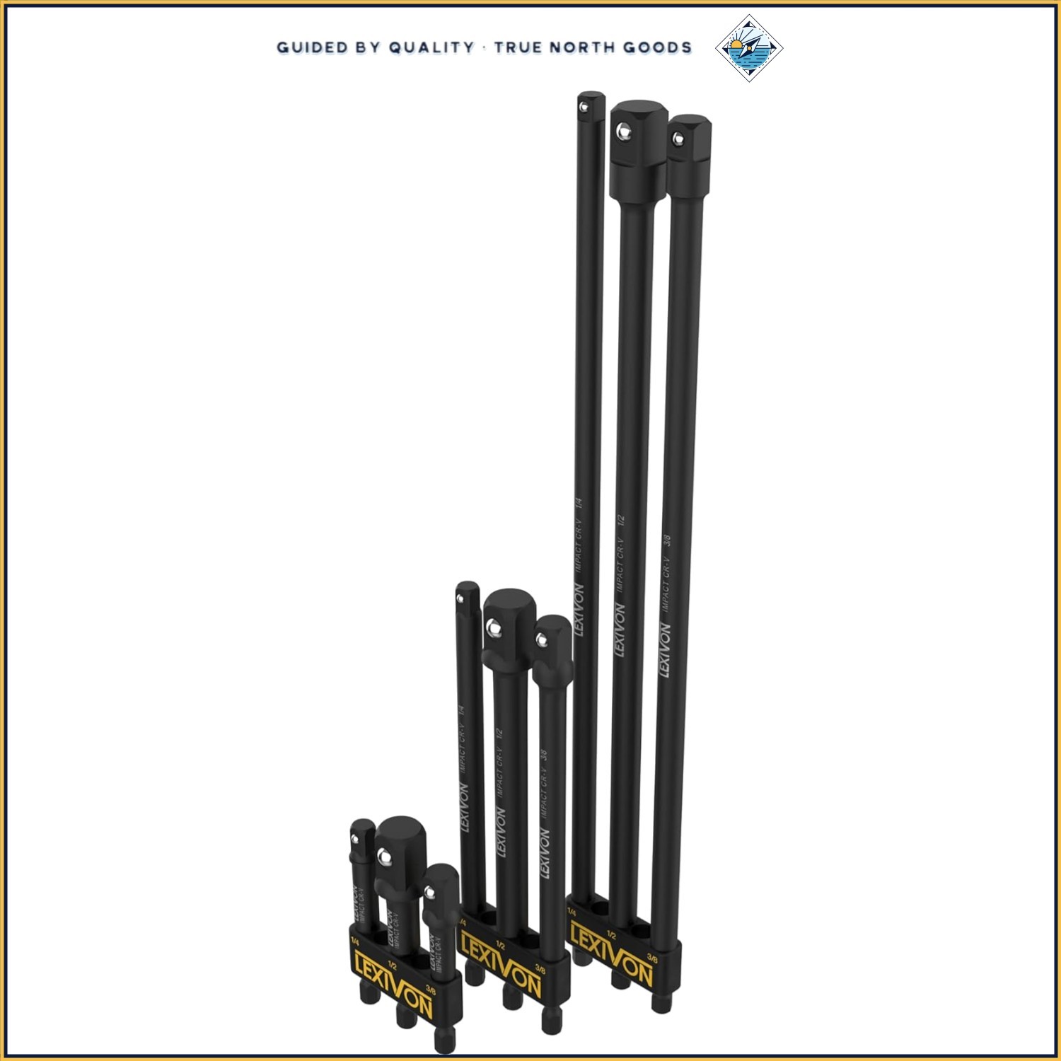 Heavy-Duty Impact Socket Adapters with Extended Lengths and Corrosion Resistance