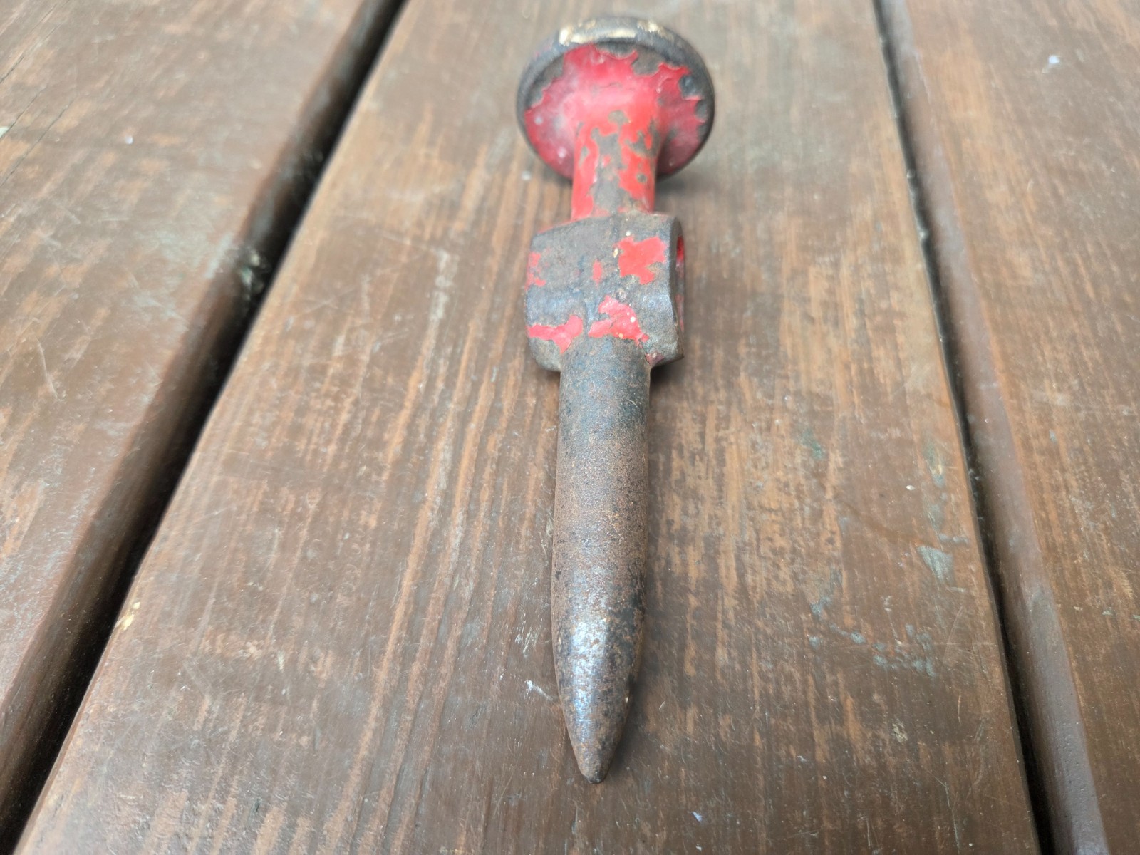 Vintage Auto Body Hammer Head Metal Tool