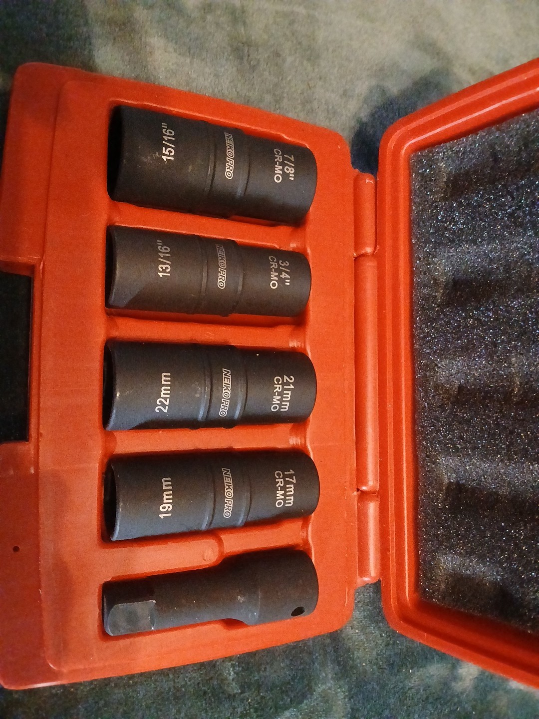 1/2″ Drive Thin Walled Flip Impact Socket Set SAE & MM