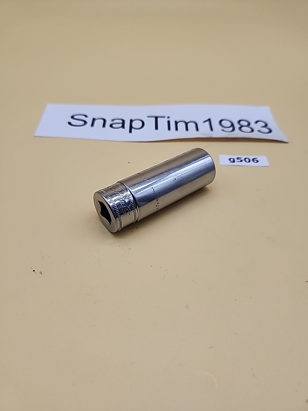 Snap-on Tools SFSM17 3/8″ Dr 17mm Metric 6 Pt Deep Chrome Socket USA