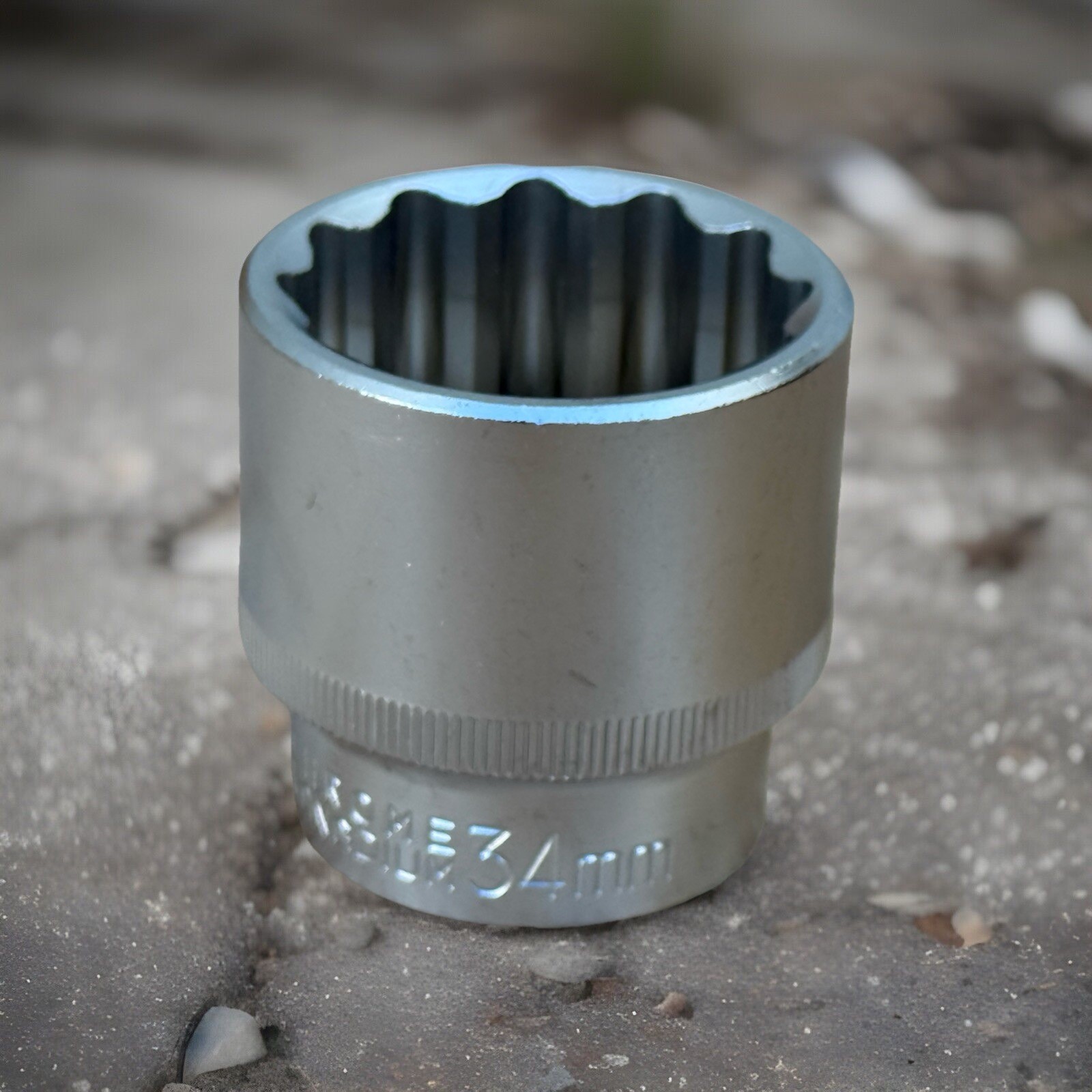 1/2” Drive 34mm & 36mm Sockets 12pt Low Profile Gear Socket 45mm Cr-V