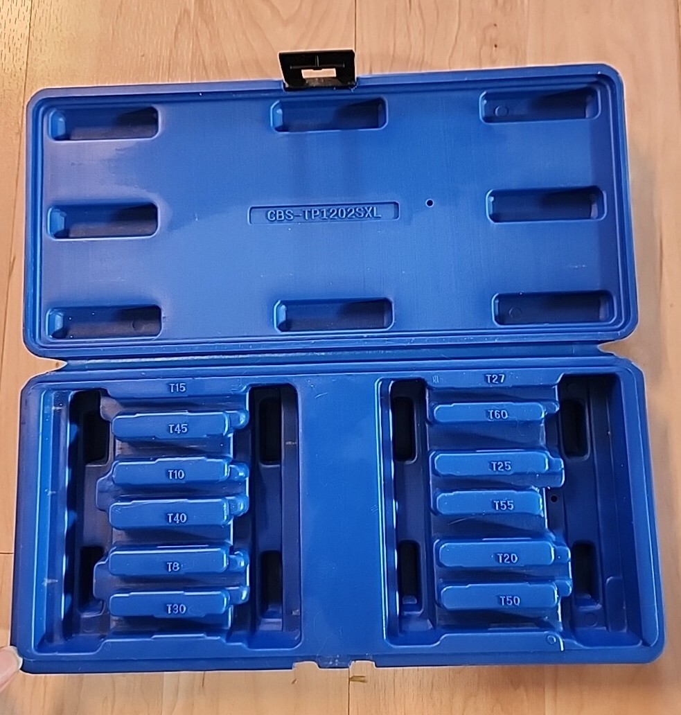 Cornwell Long Tamperproof Star Bit EMPTY CASE- No Tools