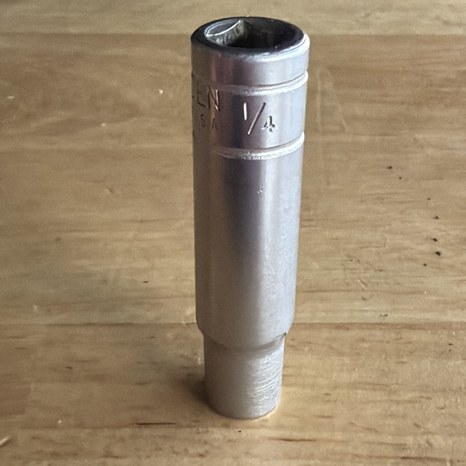 Walden Tools 1/4″ Deep Socket 1/4″ Drive 6 Point 3178 Vintage Made in USA