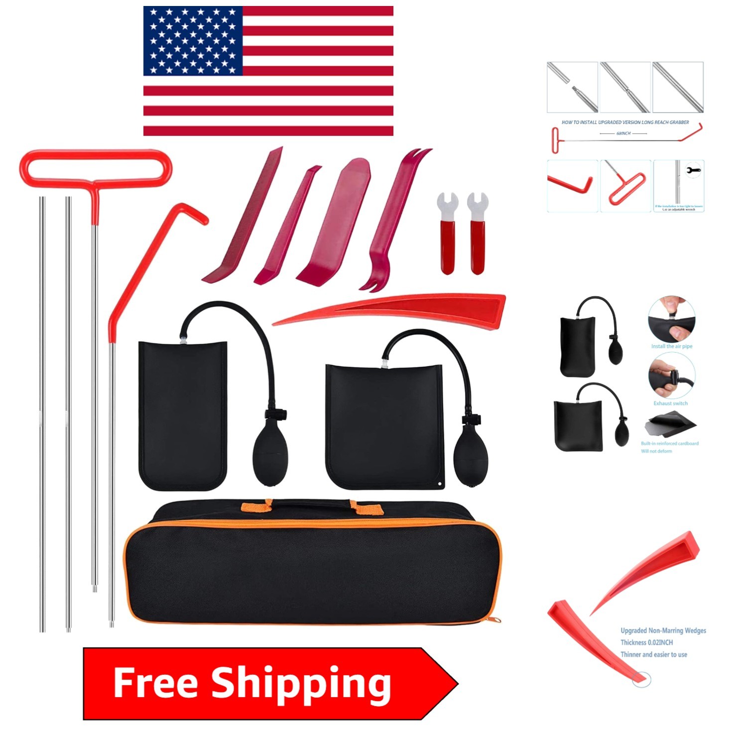 Reliable 68-Inch Solid Steel Rod for Effortless Vehicle Maintenance & Repairs