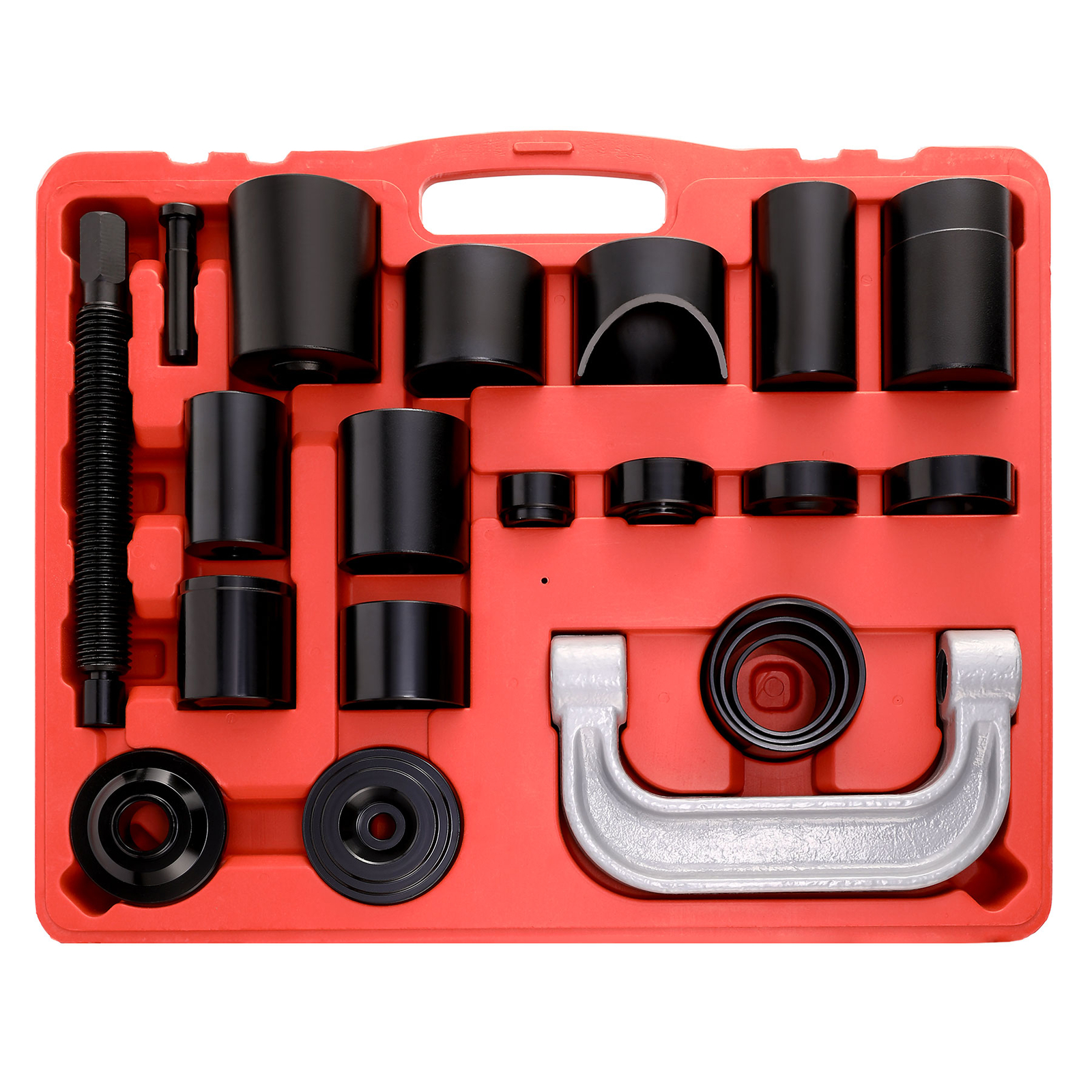 21 Pcs Ball Joint Separator Service Tool and Master Adapter Set W/ Carrying Case