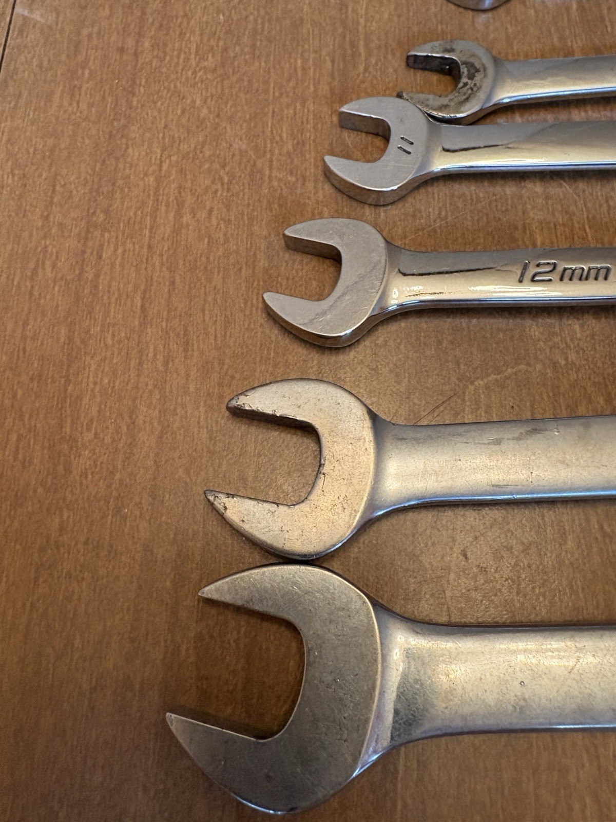 7pc. Snap On Metric 12pt. Combination Wrench Set OEXM 6,9,10,11,12,14,17MM