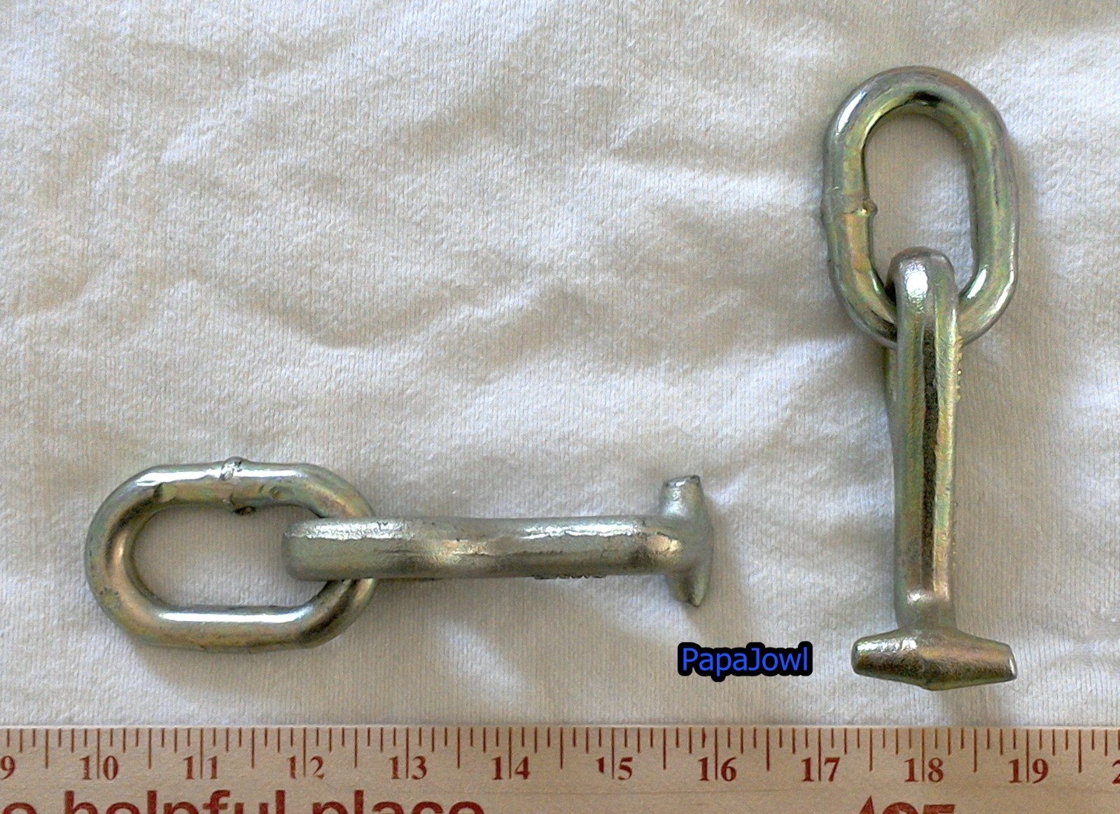 (4) Frame Grab Hooks 5/16G7 Alloy Auto Transport Hauling Tie Down Repair Shop