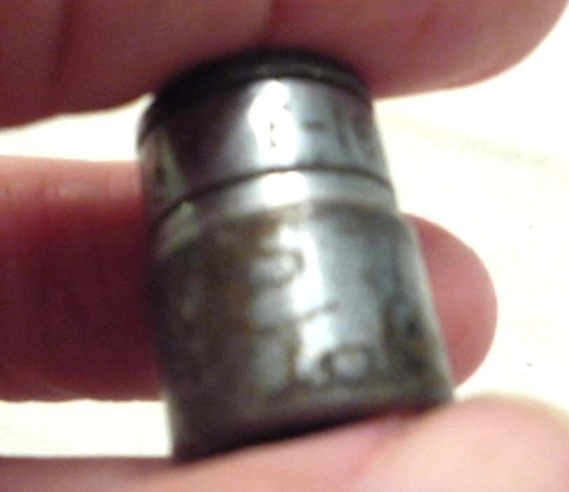 Snap-on F-161 3/8″ Drive 1/2″ SAE 12-Point Shallow Socket Chrome USA
