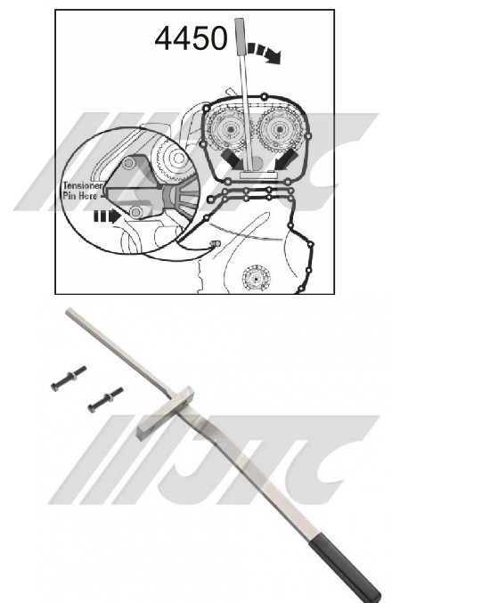JTC VOLKSWAGEN, AUDI 1.8, 2.0 TFSI T40243 BELT TENSIONER ADJUSTER, JTC # 4450