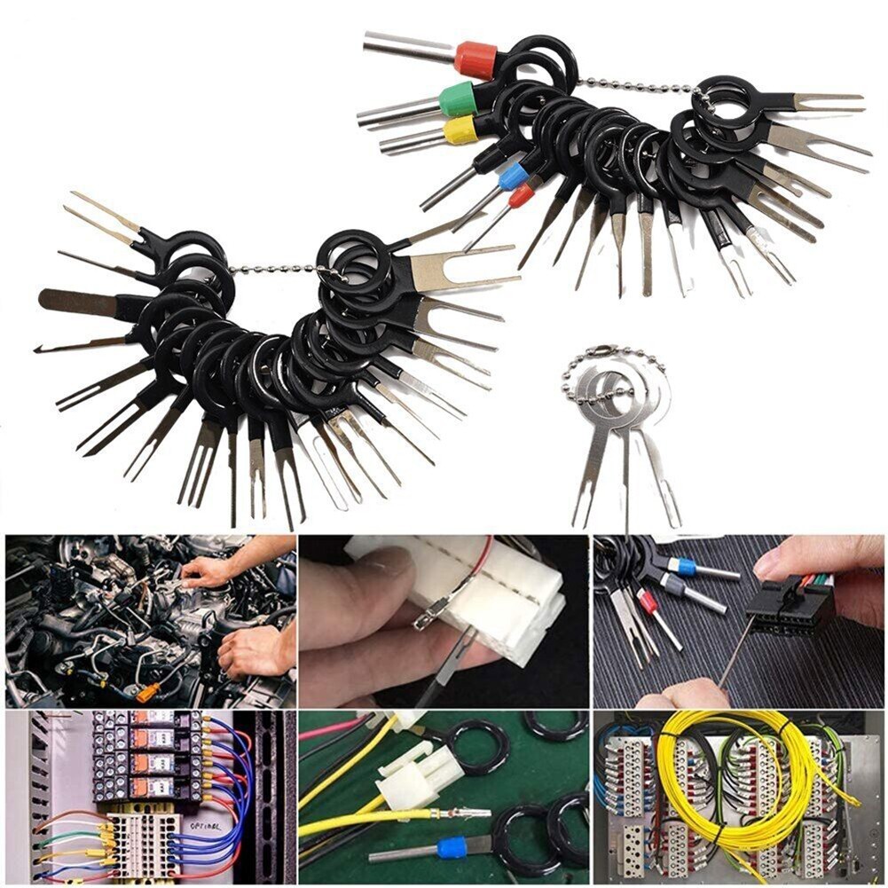 Premium Stainless Steel Wire Terminal Extraction Tool Set 41PC Kit for Cars